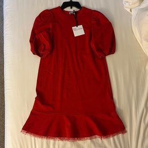 $595+ Auth BNWT Red Valentino Red Dress Size S